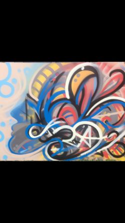 Original artwork on canvas