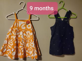 Baby girl's clothes 9 months