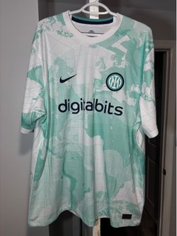 inter milan 22/23 away football shirt soccer jersey nike sz xxl men Teal