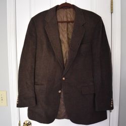 Vintage Hart, Schaffner, and Marx Tweed Sport Coat