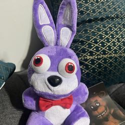 Bonnie   from Five nights at Freddy’s (( plush 9 inches tall ))