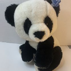 Rare Vintage Applause Panda Bear Tag Plush Teddy