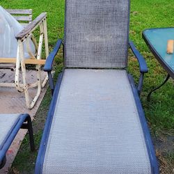 2 Chaise Lounge Pool Chairs 