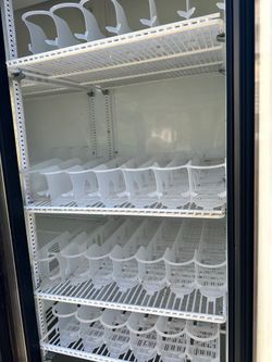 Two door beverages fridge