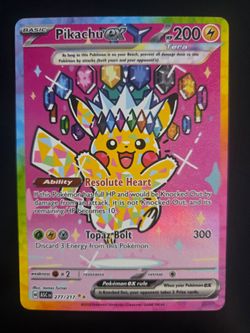 Pikachu ex (pinkachu) Ascended Heroes Pokemon