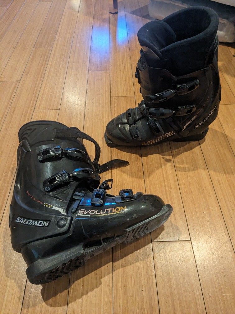 Free Salomon Evolution Ski Boots Size 29