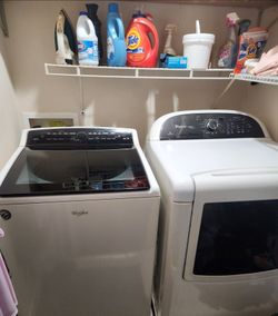 Whirlpool cabrio platinum washer and dryer