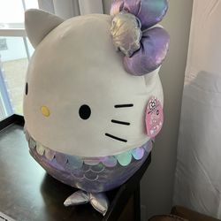 Squishmallow XL Hello Kitty Mermaid Sanrio Easter Birthday Gift