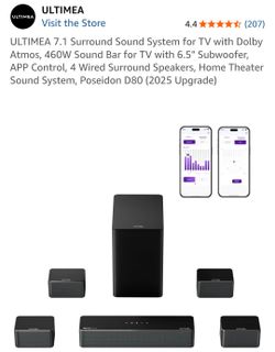 ULTIMEA 7.1 Surround Sound System.