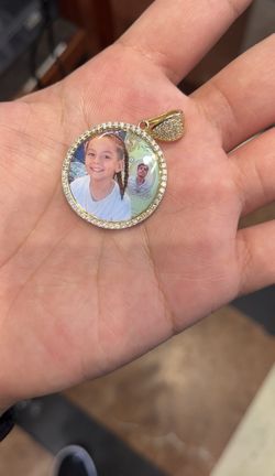 14k Photo Pendant