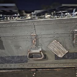 WWII Military Trunk & Foot Locker