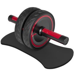 READAEER Ab Roller Wheel, Heavy Duty Workout Equipment for Home Gym, Professional Metal Handle with Rubber Surface Abdominal Exercise Wheel for Streng