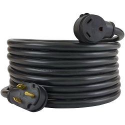 30 amp rv travel trailer extension power cord 50ft