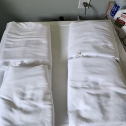 4 Full Size Flat Sheets 