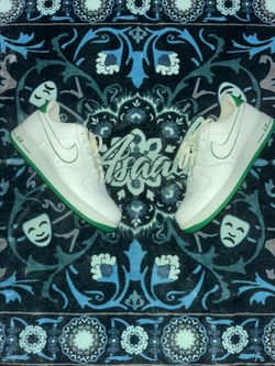 NIKE AIR FORCE 1s GREEN COLORWAY