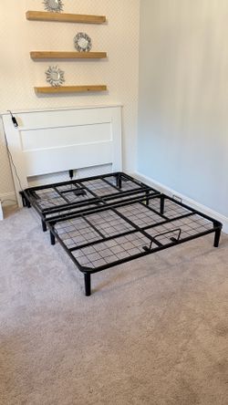 Queen Electric Adjustable Bed Frame + Headboard