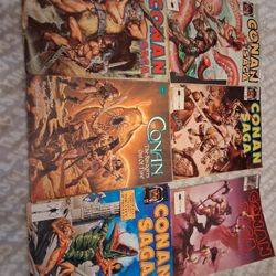 Conan Saga 6 Comics For 40$ Great Collectable Items 