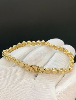 7.5" GOLD BRACELET 14KT #35204