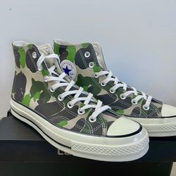 Brand New Converse Chuck Taylor 70 CT70 High Camo Mens Size 8.5 & 9.5 In Original Retail Box Vans Nike Newbalance