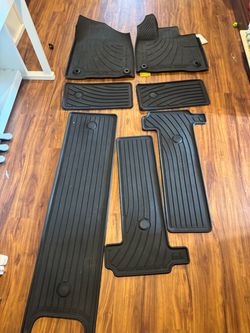 Black All-Weather Rubber Car Floor Mats Set Toyota Sienna OEM