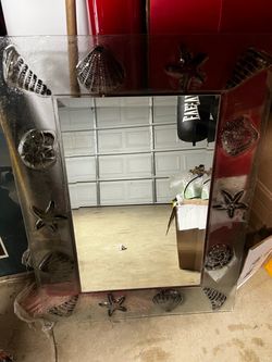 Coastal Seashell Decorative Wall Mirror