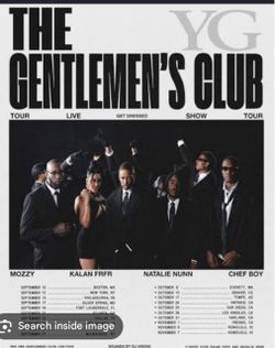 YG concert the Gentleman’s club tour