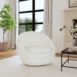 HomePop Round Swivel Chair