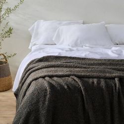 Casaluna Boucle Blanket Cool Tones 