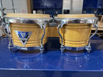 Vintage bongo drums