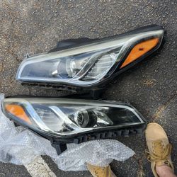Car Headlights Luces delanteras de Hyundai Sonata 2015-2017
