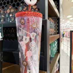 Starbucks x Target Cake Pop Clear Cold Cup w/ Straw Topper