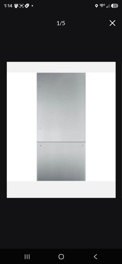36 Inch Flat Stainless Steel Door Panel Set