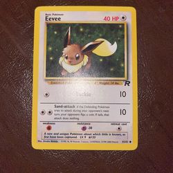 1996 japanese pokemon card Eevee 