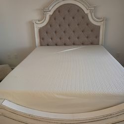 Queen Bed Frame & Memory Foam Mattress & Box Spring