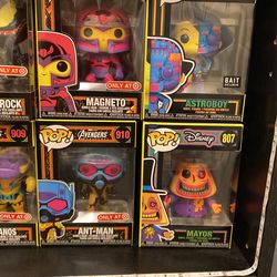 Lot Of 4 Black Light Funko