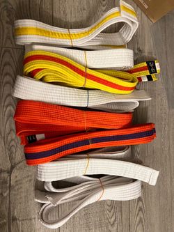 Taekwondo belt variety color