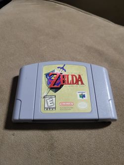 Zelda Ocarina Of Time - Authentic Nintendo 64 N64