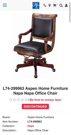 antique Chair leather office chair