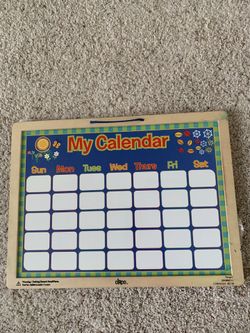 Double Sided Magnetic Calendar
