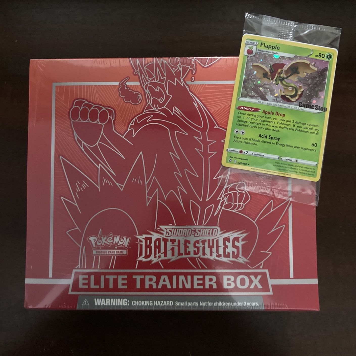 Pokémon TCG Battle Styles ETB + Promo GameStop Card