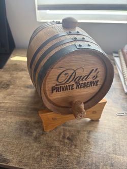 Dad's Private Reserve Mini Oak Barrel