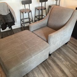 Chair & Ottoman