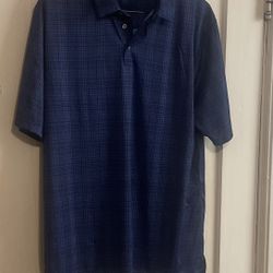 PGA TOUR' Mens​ Print Short Sleeve​ Polo Golf Shirt size L
