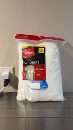 Hanes 6 T - shirts size, large and extra large for men