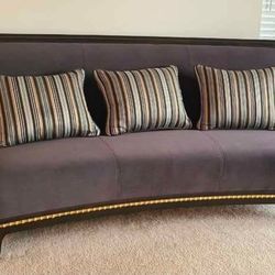 💎Elegant Velvet Curved Sofa