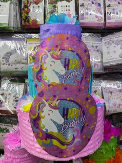 Unicorn pastel piñata