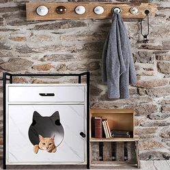 Cat Litter Box Enclosure Cat Litter Tray Furniture Cat Washroom
