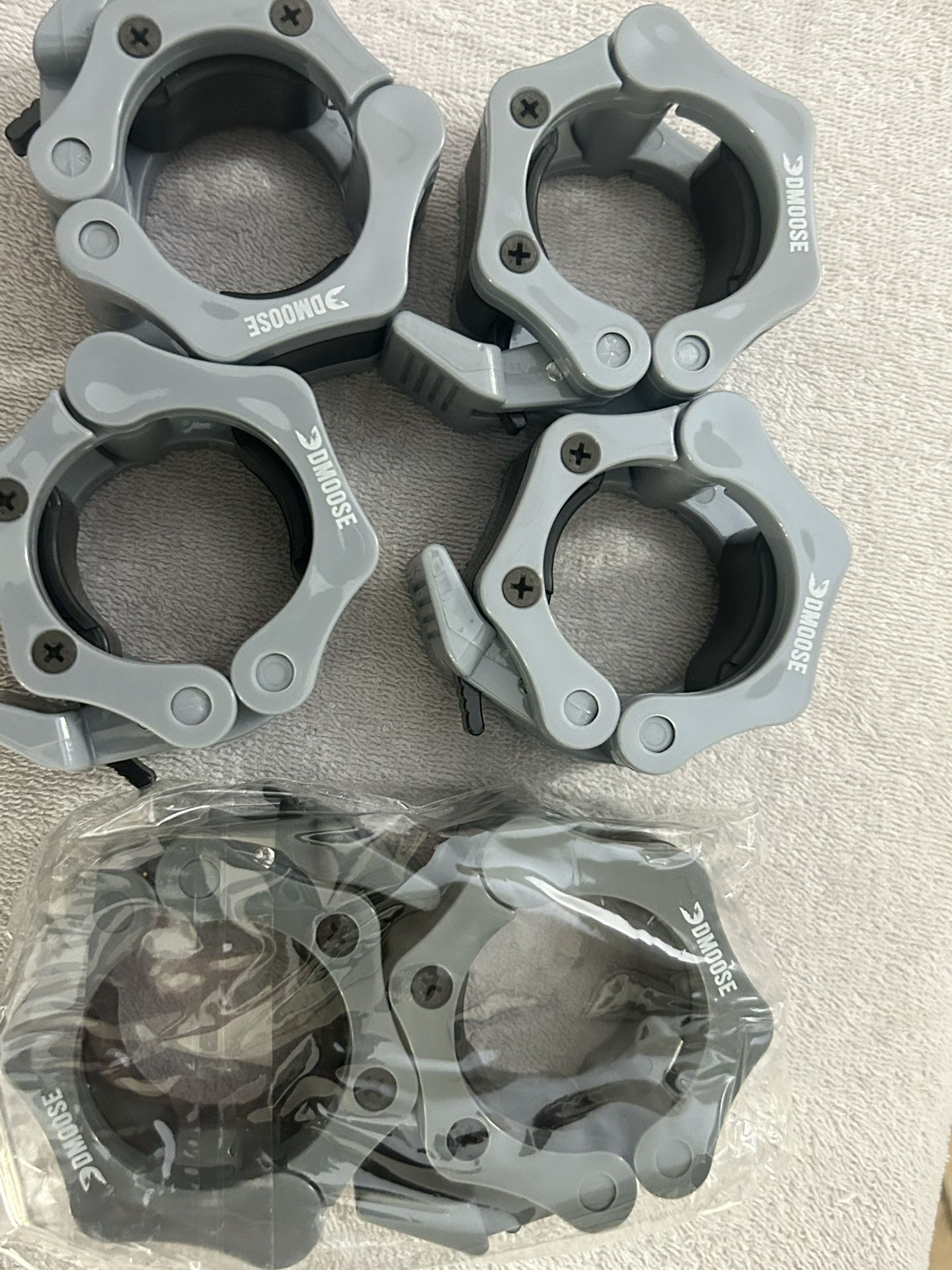 New 2 Inch Collars really good for any Olympic bar