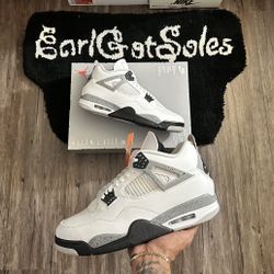 Jordan 4 White Cement Size 12