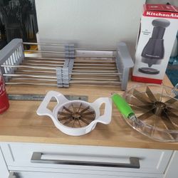 Kitchen Kitchenaid Chopper Pineapple Slicer Lot Sink Strainer